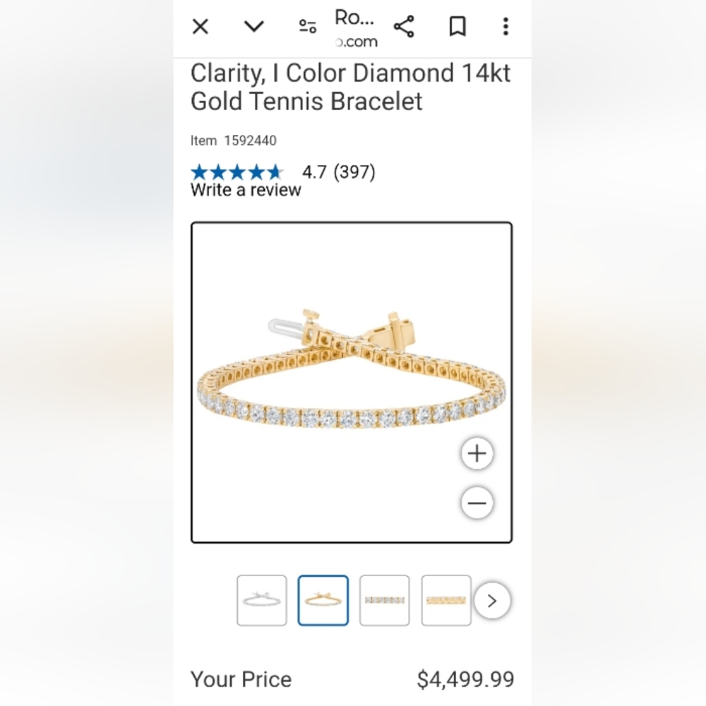 VS2 Diamond bracelet